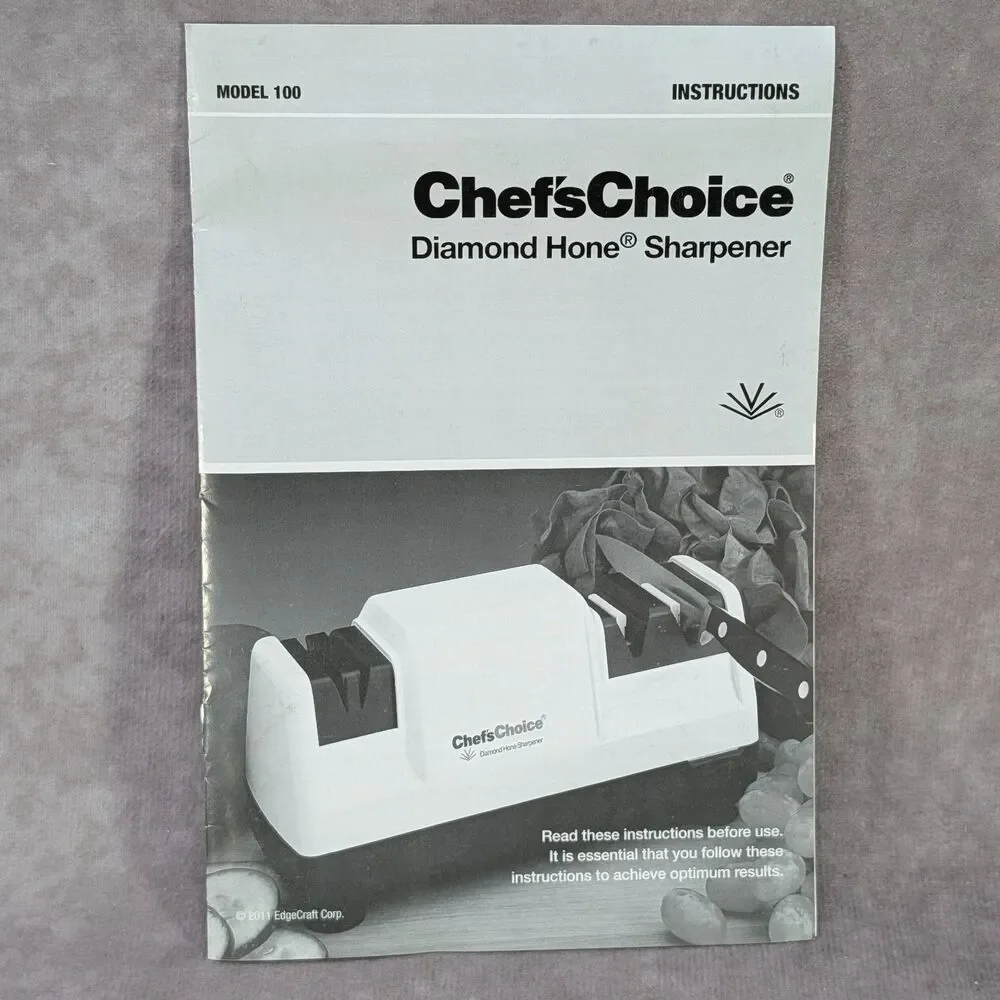Chefs Choice Professional 100 Diamond Hone Electric Knife Sharpener 3 Stage